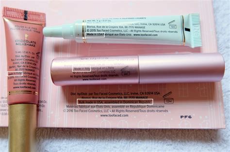what cosmetics are made in china
